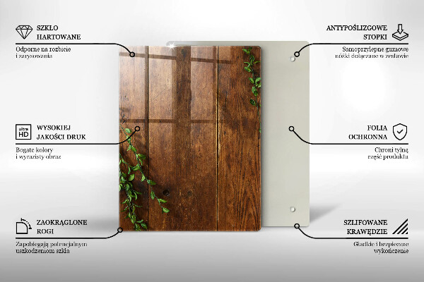 Glasskärbräda Abstraktion guld