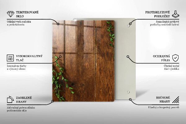 Glasskärbräda Abstraktion guld