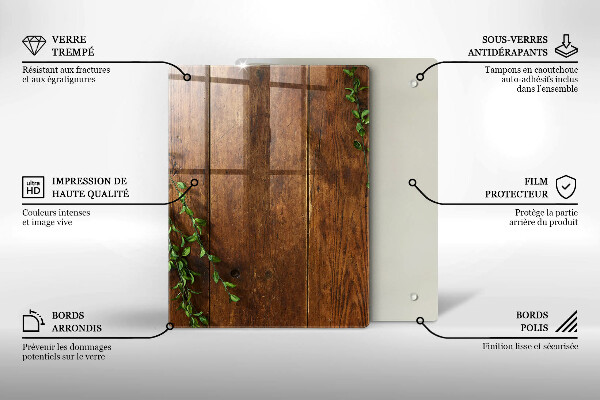 Glasskärbräda Abstraktion guld