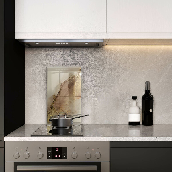 Glasskärbräda Abstraktion guld