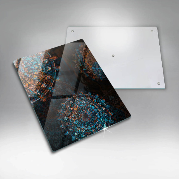 Glasskärbräda Boho vintage hjul