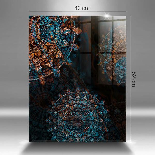 Glasskärbräda Boho vintage hjul