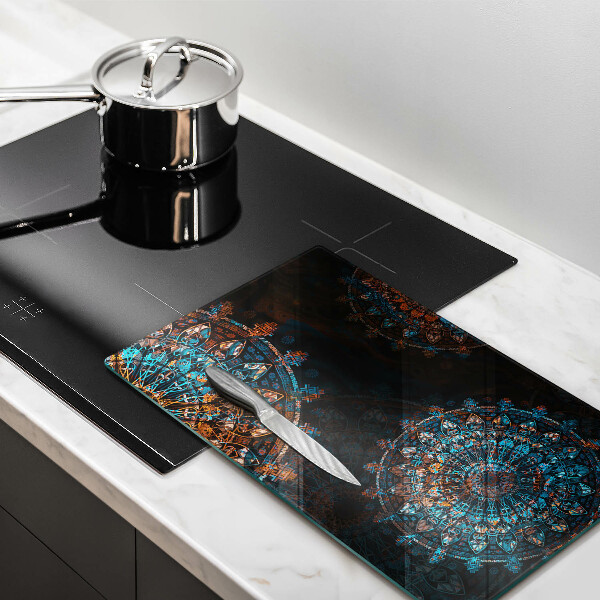 Glasskärbräda Boho vintage hjul