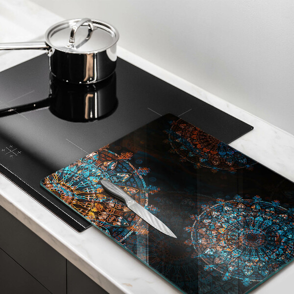 Glasskärbräda Boho vintage hjul