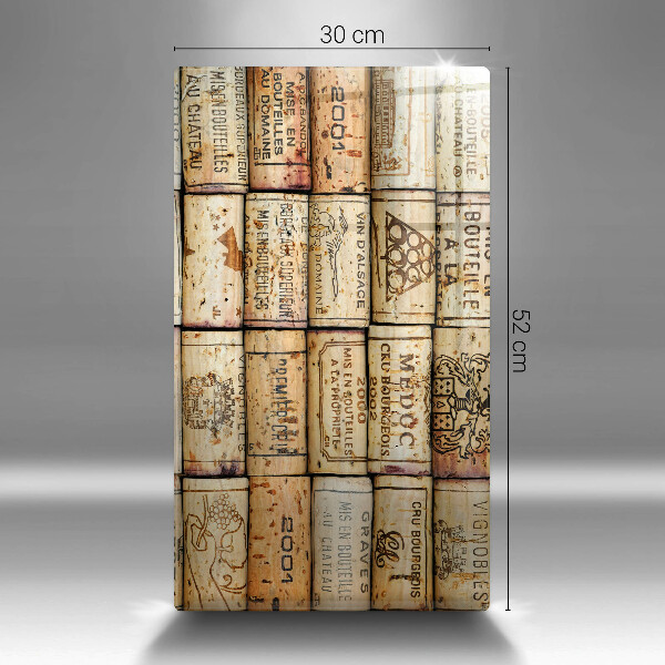 Glasskärbräda Gamla vinkorkar