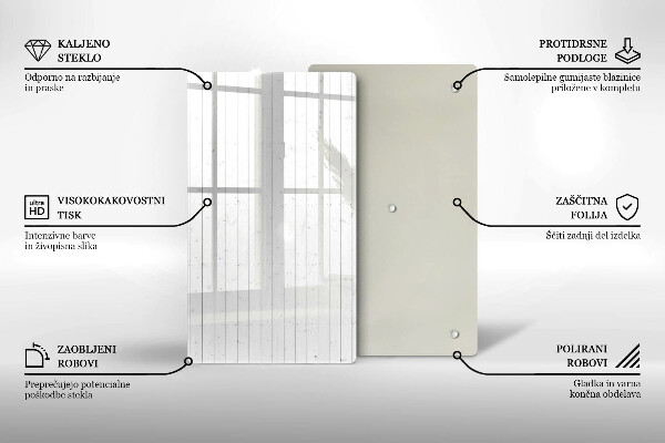 Glasskärbräda Moderna ljusskivor