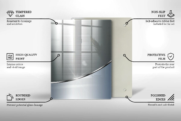 Glasskärbräda Moderna ljusskivor