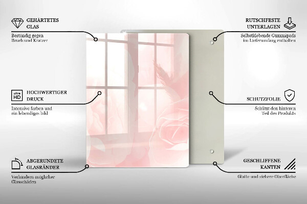 Glasskärbräda Modern marmor