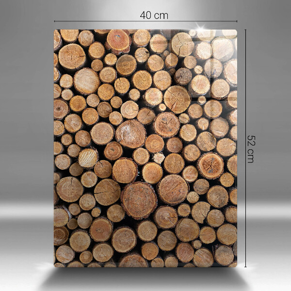 Glasskärbräda Trädstammar