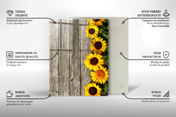 Glasskärbräda Trädstammar