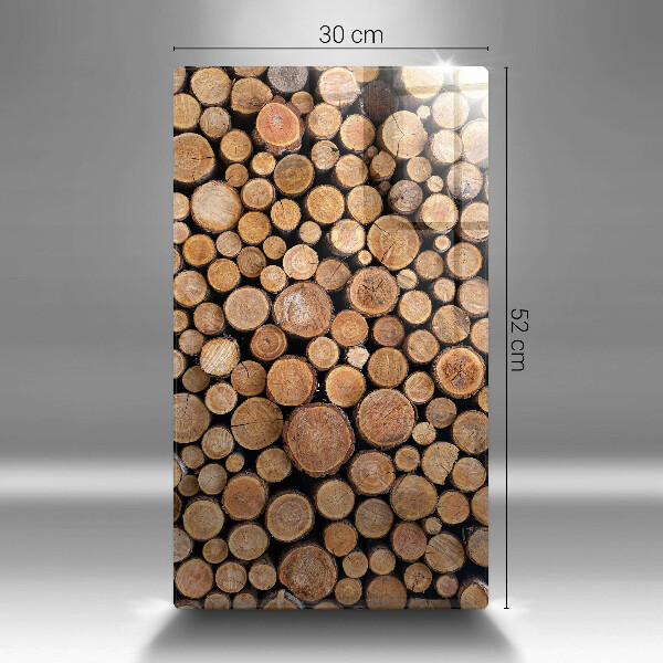 Glasskärbräda Trädstammar