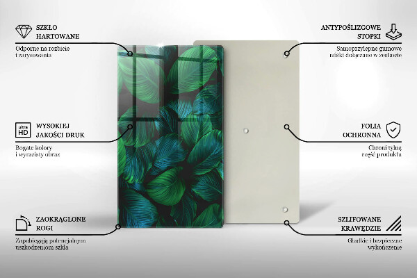 Glasskärbräda Djungellöv