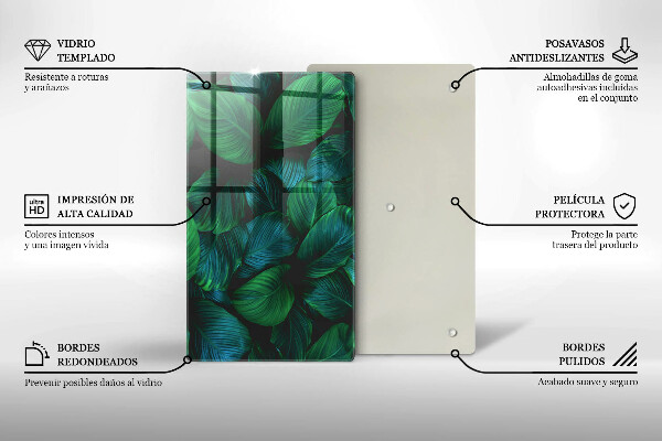 Glasskärbräda Djungellöv