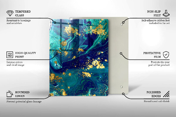 Glasskärbräda Djungellöv