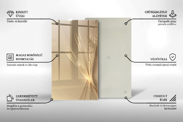 Glasskärbräda Modern abstraktion