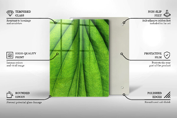Glasskärbräda Sten textur marmor