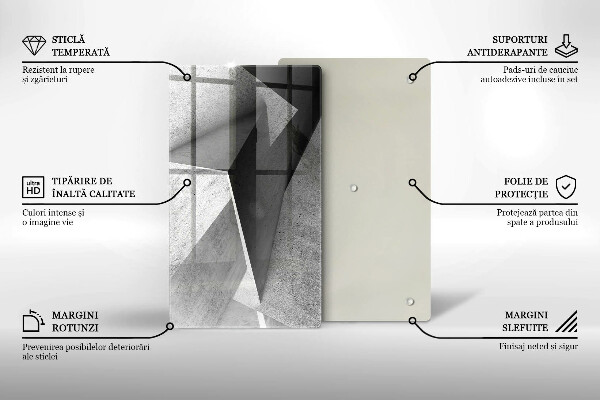 Glasskärbräda Konkret abstraktion