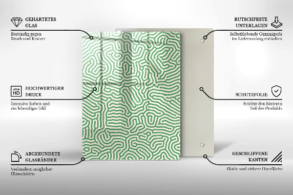 Glasskärbräda Natur bambu