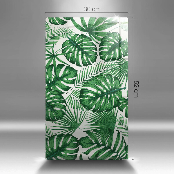 Glasskärbräda Monstera lämnar