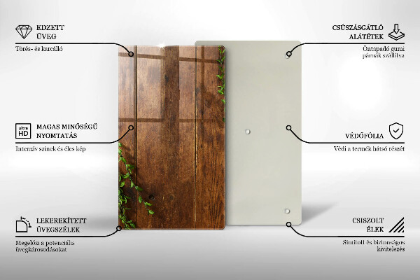 Glasskärbräda Träskivor och löv