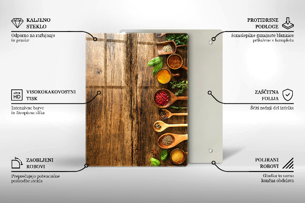 Glasskärbräda Träskivor och löv