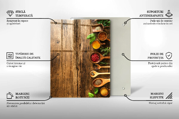 Glasskärbräda Träskivor och löv