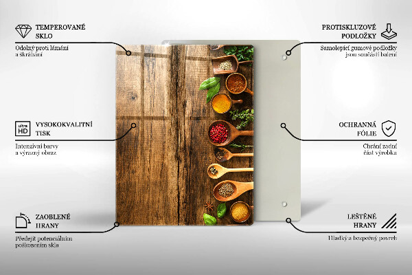 Glasskärbräda Träskivor och löv