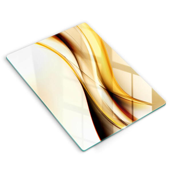 Glasskärbräda Abstrakta röklinjer