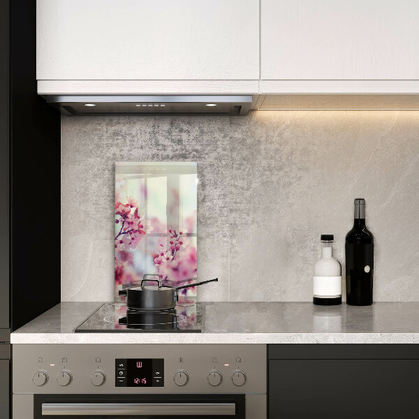 Glasskärbräda Vårrosa blommor