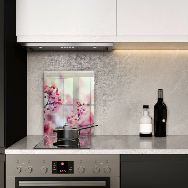 Glasskärbräda Vårrosa blommor