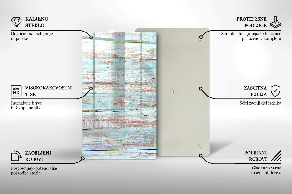 Glasskärbräda Gamla vintagebrädor