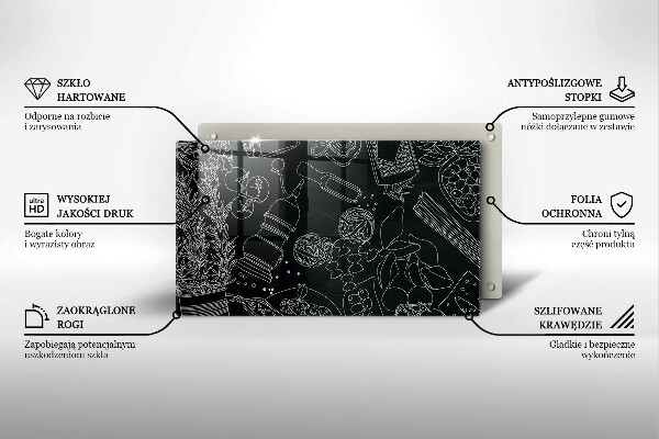 Skärbräda i härdat glas Kökstillbehör