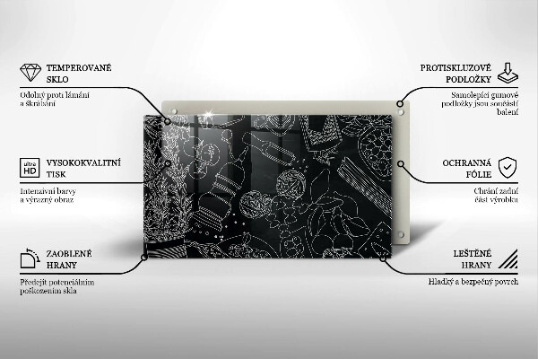 Skärbräda i härdat glas Kökstillbehör