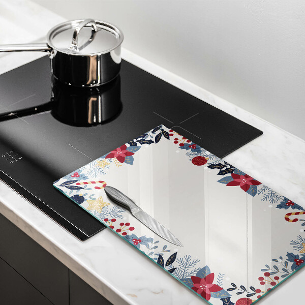 Skärbräda i härdat glas Juldekorationer