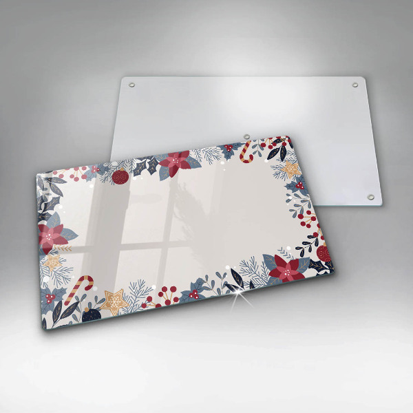 Skärbräda i härdat glas Juldekorationer