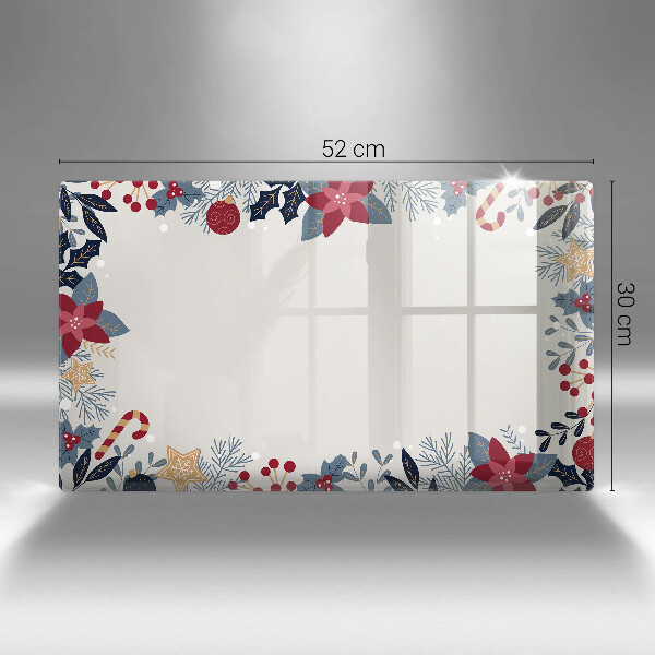 Skärbräda i härdat glas Juldekorationer