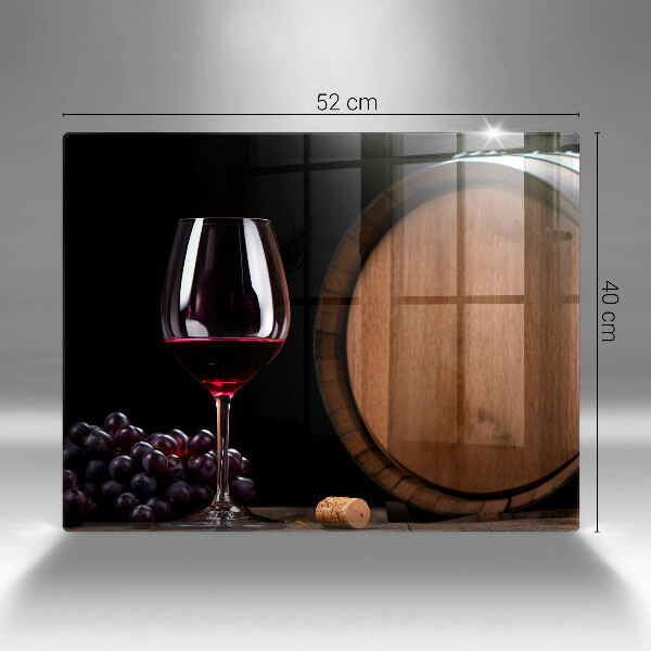 Skärbräda i härdat glas Vinfatsglas