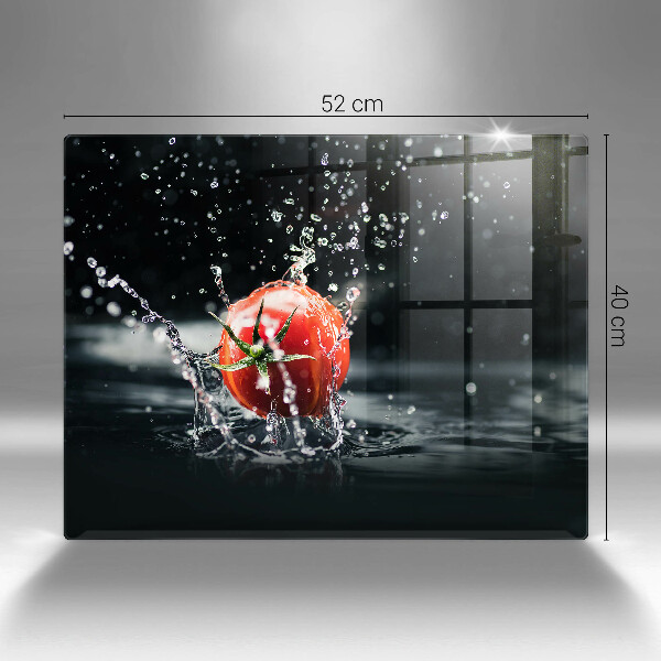 Skärbräda i härdat glas Tomat i vatten