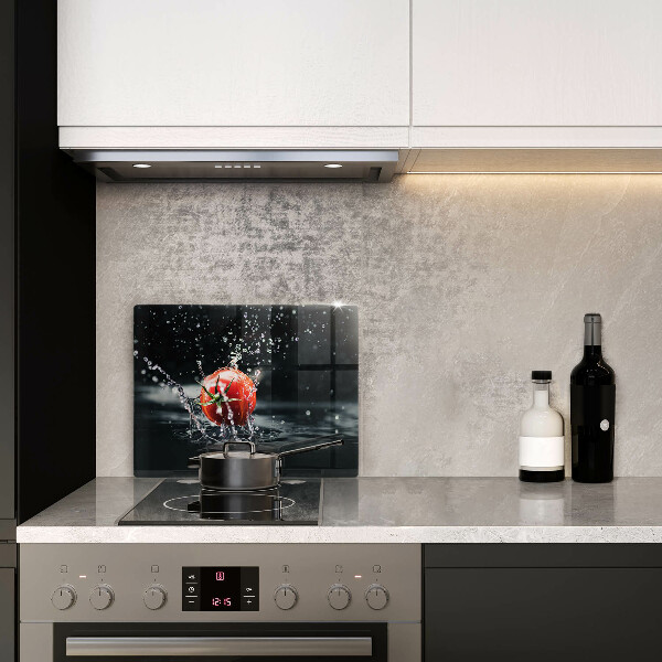 Skärbräda i härdat glas Tomat i vatten