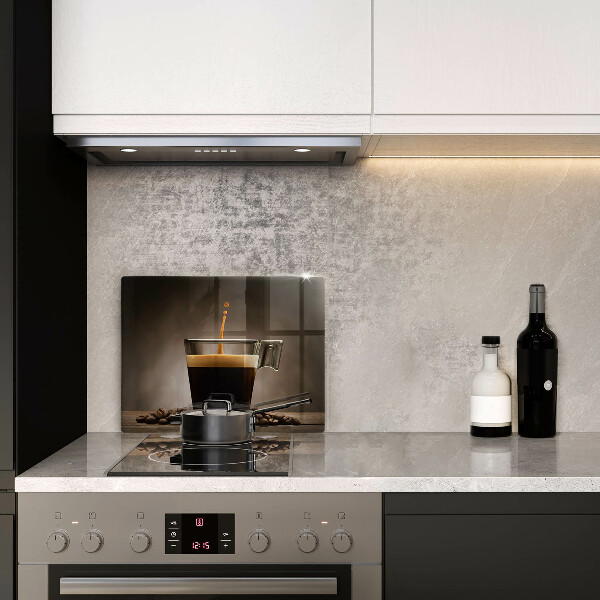 Skärbräda i härdat glas Glas och kaffebönor