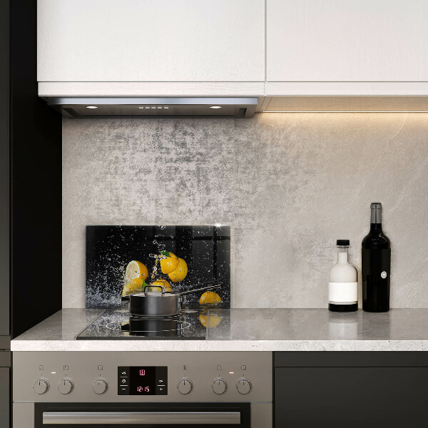 Skärbräda i härdat glas Saftig citronfrukt