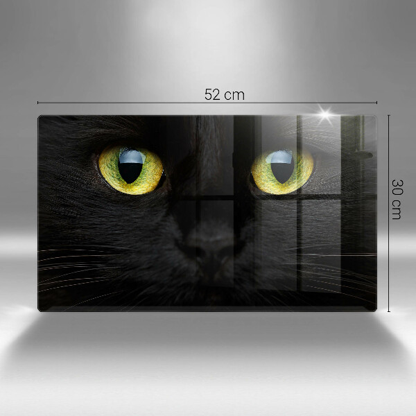 Skärbräda i härdat glas Djurkattögon