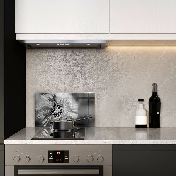 Skärbräda i härdat glas Delikat maskros