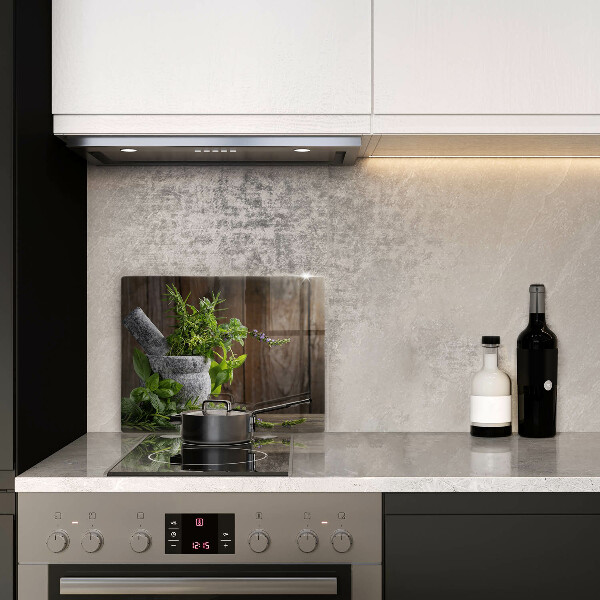 Skärbräda i härdat glas Växter Örter och Trä