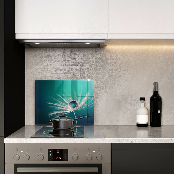 Skärbräda i härdat glas Dagg på maskrosen