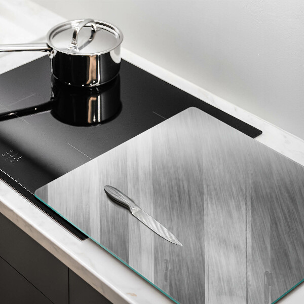 Skärbräda av glas Bakgrund textur metall