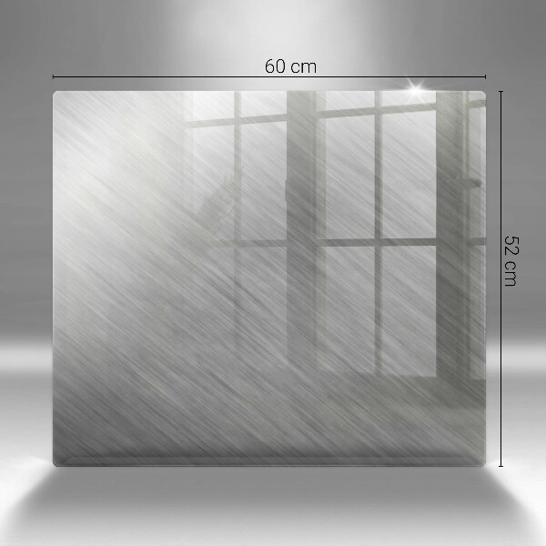 Skärbräda av glas Bakgrund textur metall