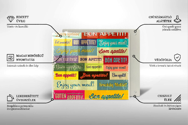 Skärbräda av glas God aptit undertexter språk