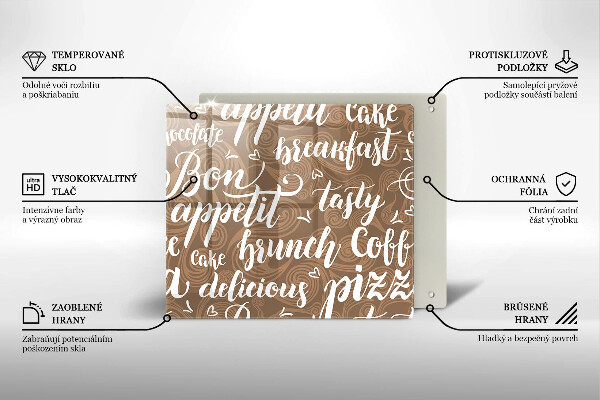 Skärbräda av glas Undertexter God aptit