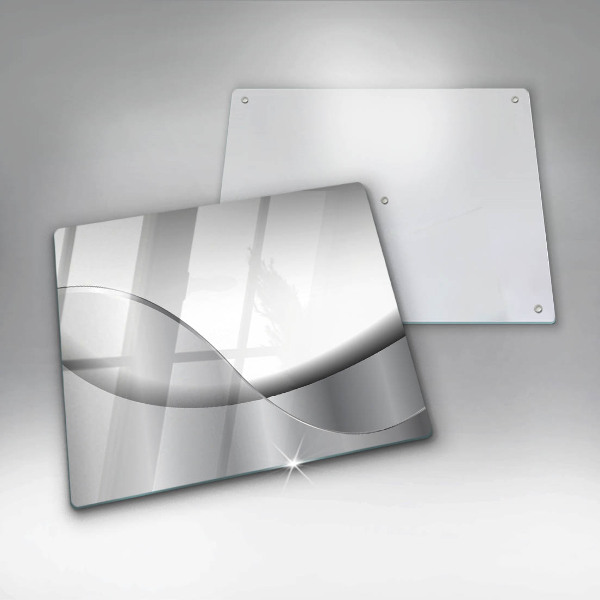 Skärbräda av glas Abstrakta linjer design